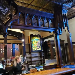 Gorgeous bar in back