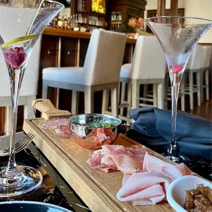 Primotinis and charcuterie.