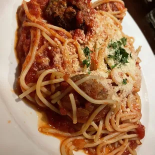 Spaghetti and Meatballs