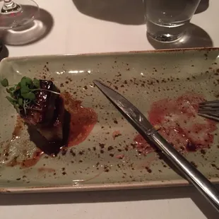 Foie Gras on Pumpkin French Toast