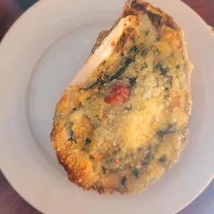 Oysters Rockefeller. Massive and local. Yum!