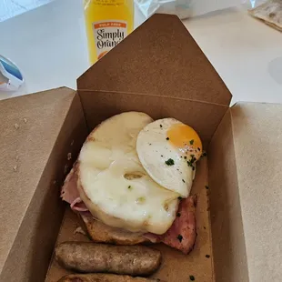 Croque Madame French Ham