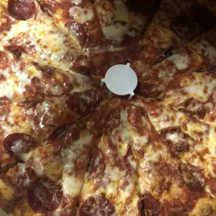 Large 16" Large "two" topping pizza.