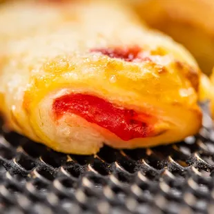 a close up of a pastry