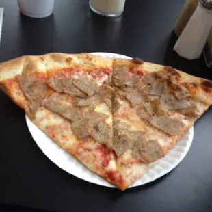 Finally a real sausage slice