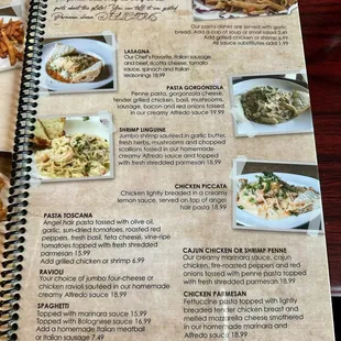 Menu as of 5-18-24