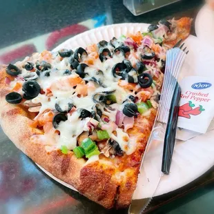 Veggie Special Pizza Slice