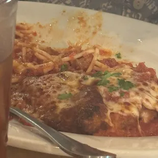 Burnt chicken parmesan