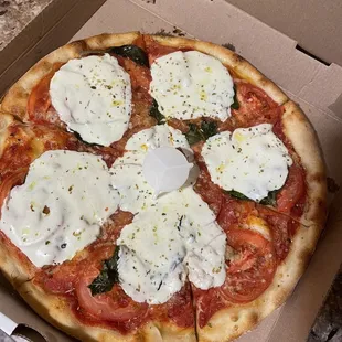 Margherita pizza