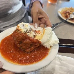 Meatball w/ ricotta