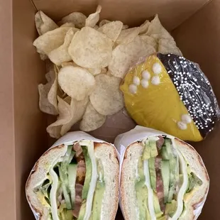 Veggie Sandwich- boxed lunches catering