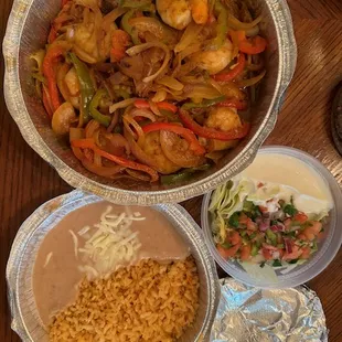 Shrimp Fajitas