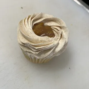 Peach Cobbler Cupcake