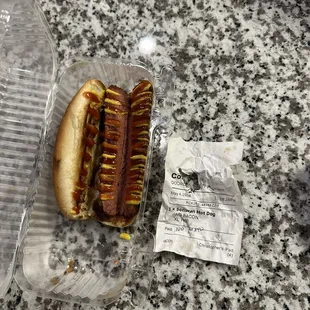 The "XL" hot dog