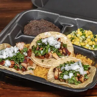 3 Chicken Taco Platter