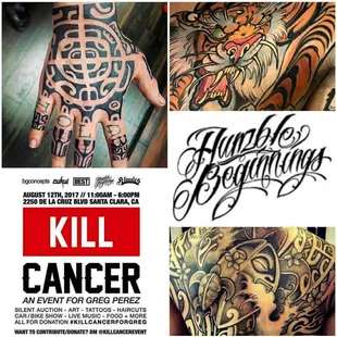 Humble Beginnings Tattoo, WC wants you to know about a very special event. Come out and show your support for a righteous cat... Greg Perez.