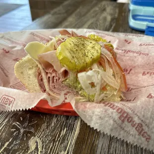 The so called #1 hoagie is this terrible Italian