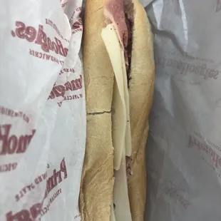 Corned Beef and Swiss Cheese Hoagie