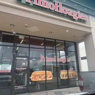 outside, bagels