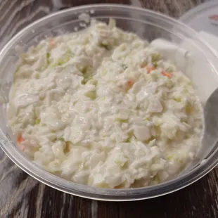 Today was BOGO container of coleslaw.