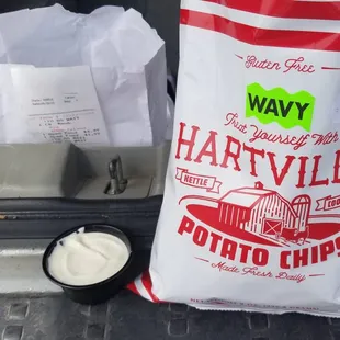 Hartville chips and that amazing dip