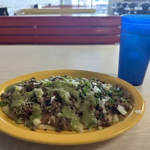 Carne asada huarache