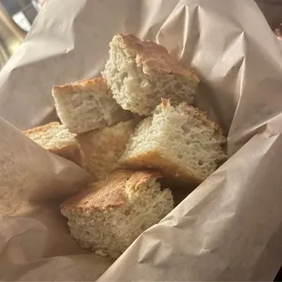 Fresh crispy delicious table focaccia!