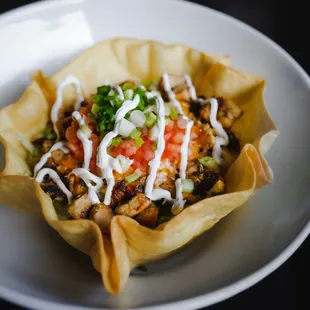 a plate of food