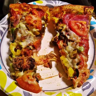 pizza, food