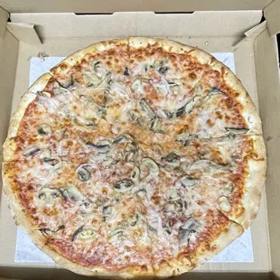 Mushrooms and onions