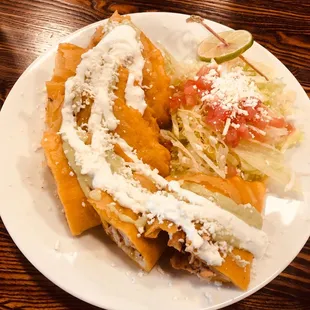 Fried chicken Quesadilla