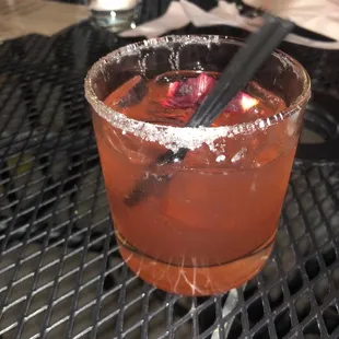 Pomegranate margarita