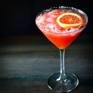 Blood Orange Vesper Martini