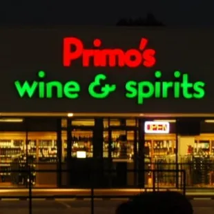 the front of the store