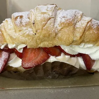 Strawberry Cream Croissant