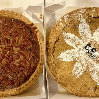 Christmas Apple Cranberry Crumble Pie