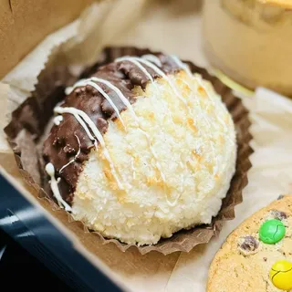 Chocolate Dipped Coconut Macaroon