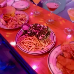 Chicken wrap and okc smashburger