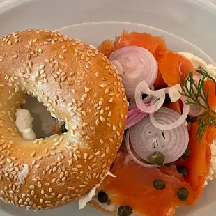 Salmon Bagel