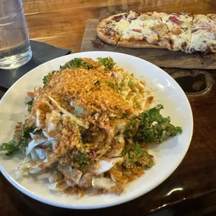  plate of food on a table