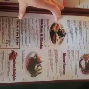 Menu page 4- as of 1/22/2019