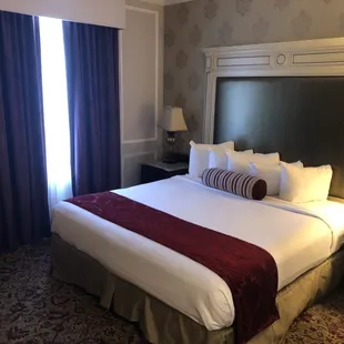 King sized bed room.