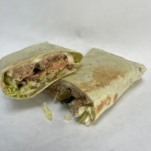 Spicy Boudin with Spinach wrap