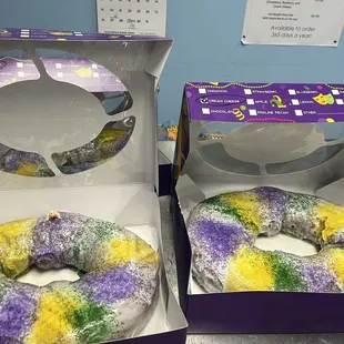 Strawberry Cream Cheese King Cake