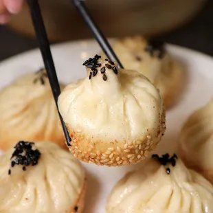 Pan fried pork buns