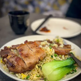 pork chop fried rice