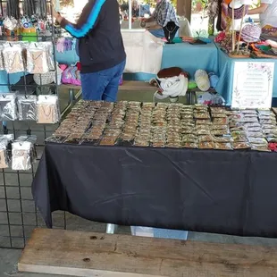 Playful Pyrography Jewelry at Prince George Farmers Market