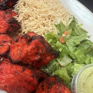 Chicken Kabob with Brown Rice
