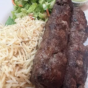 Kofta Kabob with Brown Rice (my fav )