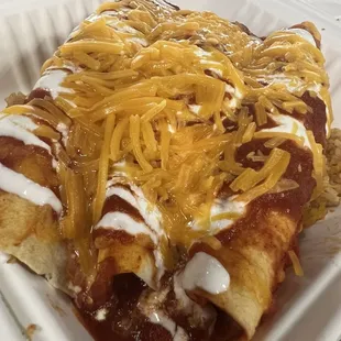 Chicken enchilada - regular ($14.95)